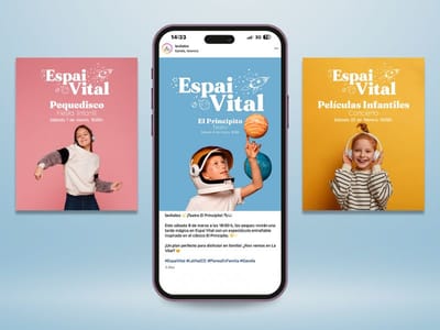 Espai Vital | Diseño Gráfico y adaptaciones online - Ontwerp