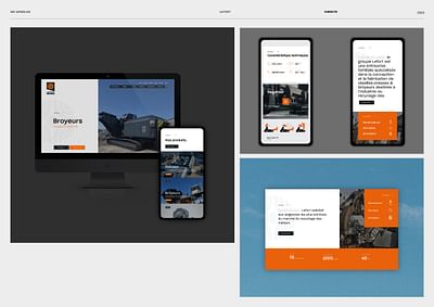 Site internet - Lefort - Image de marque & branding