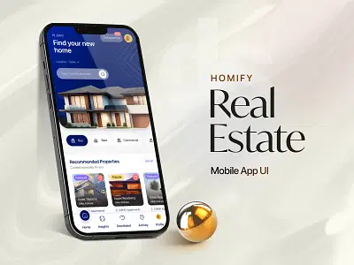 Real Estate Mobile App Design - Mobile App
