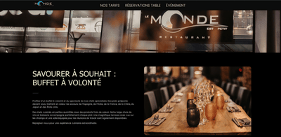 Le monde est petit - Website Creatie
