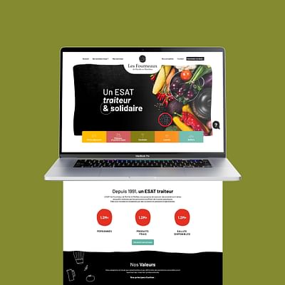 Identité et site web d'ESAT traiteur solidaire - Image de marque & branding