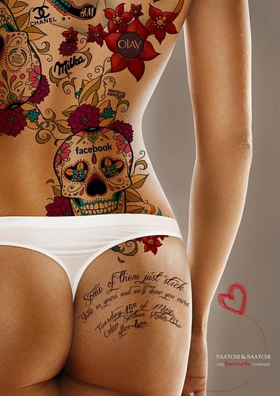 "The Lovemarks Tattoo" - Reclame