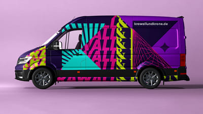 Corporate Design – Krawall & Krone - Grafische Identität