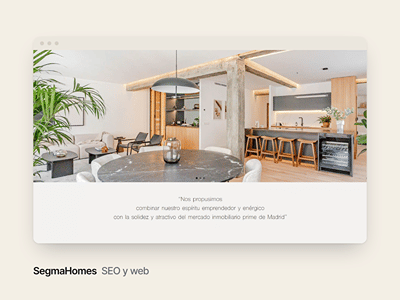 SegmaHomes: SEO y Desarrollo Web - SEO