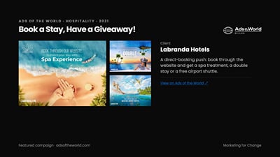 Labranda Hotels: "Book a Stay, Have a Giveaway!" (Ads of the World) - Online Advertising