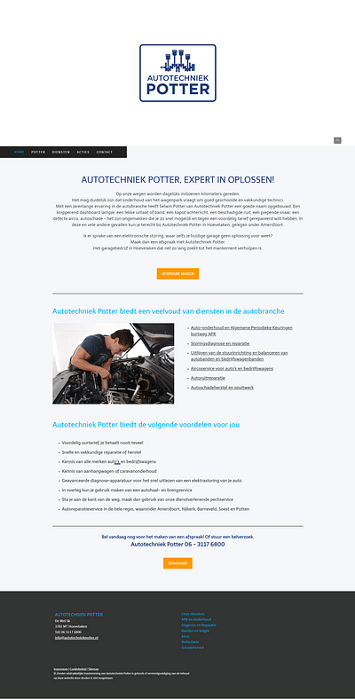 SEO Copywriting voor Autotechnisch bedrijf - Branding & Positionering