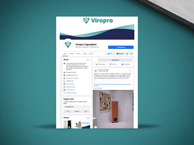 Viropro: Sociale media posts + advertenties - Stratégie digitale