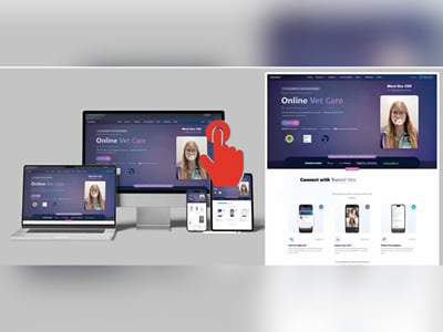 RexVet: Veterinary Telehealth Platform - Webseitengestaltung