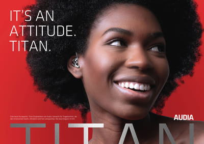 Titan it's an Attitude. Eine Kampagne für Otoplastiken aus Titan. - Website Creatie