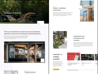 Modelart Arhitekti - Web development & Design - Webseitengestaltung