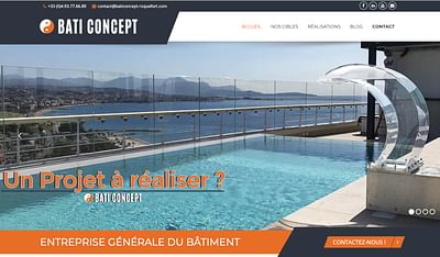 Bâti Concept : website development - E-commerce