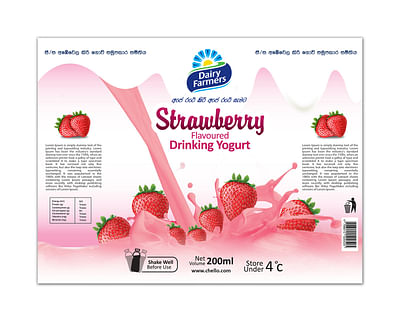 Yogurt Drink - Packaging - Grafikdesign