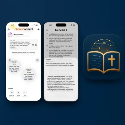 ChristConnect Bible application - Creación de Sitios Web