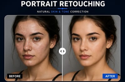 Portrait Retouching - Grafikdesign