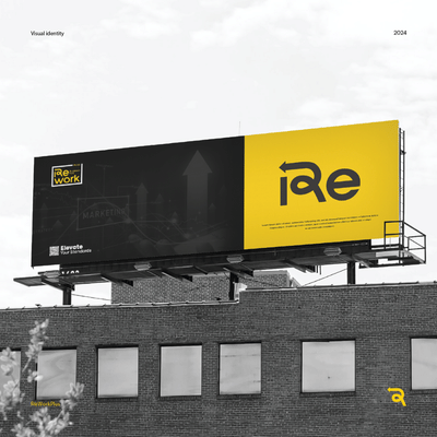 Rework Plus Corporate Identity Design - Image de marque & branding