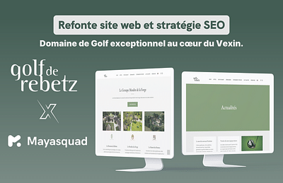 Golf de Rebetz - Social Loisir - Website Creation