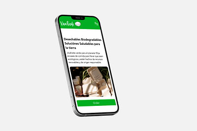 Website for Viva Verde - E-commerce