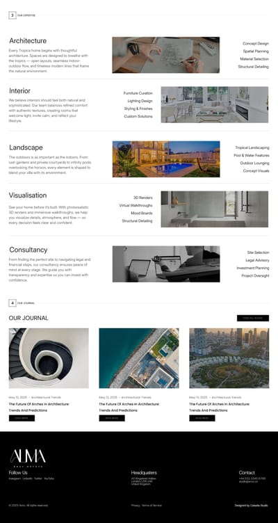 Création d'un site web [ALMA] - Website Creation