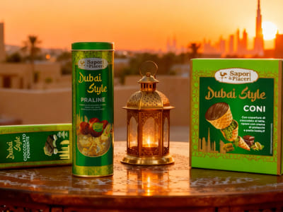 Sapori e Piaceri: il racconto visivo per la linea Dubai Chocolate - Packaging