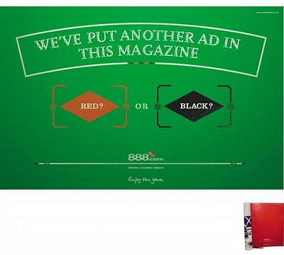 RED & BLACK - Publicité
