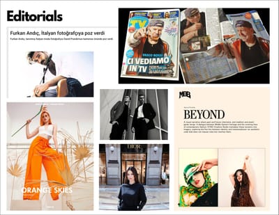 Editorials with Talents, Actors, Singers, Influencers - Influencer Marketing