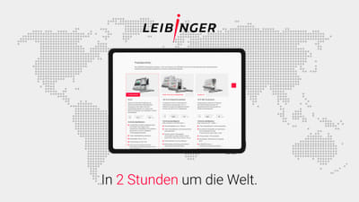 Globaler digitaler Sales Funnel für Leibinger - Webseitengestaltung