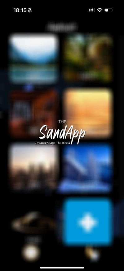Mobile App (SandApp) - App móvil