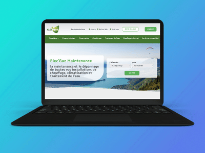 Elec'Gaz Maintenance - Site web et SEO - Ergonomie (UX/UI)