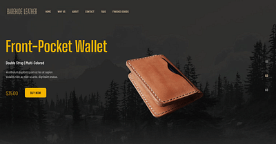 Barehide Leather - Website Creatie
