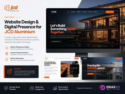 JCD Aluminium — Website Development & Digital Presence - Création de site internet