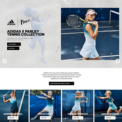 adidas tennis - Australian Open - Digital campaign - Branding & Positioning
