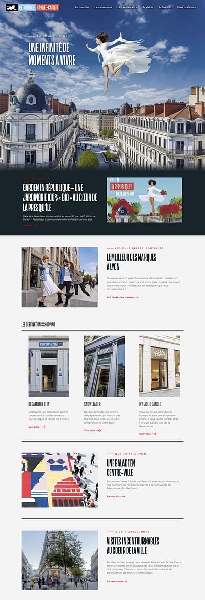 Création de site web pour République grolée Carnot - Création de site internet