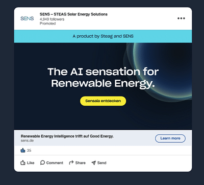 AI Sensation for Renewable Energy. - Ergonomie (UX/UI)