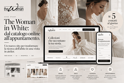 The Woman in White: dal catalogo online all’appuntamento - Pubblicità online