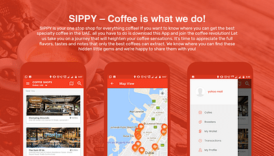 Sippy - Application mobile