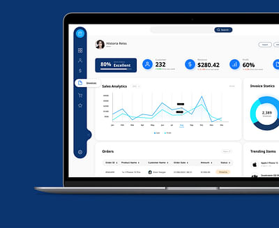 Order Management Web Dashboard - Website Creatie