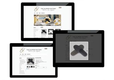 Ecommerce website for The Slipper Factory - E-commerce