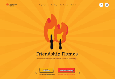 Igniting Friendship Flames’ New E-Commerce Site - Ergonomie (UX / UI)