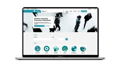 Vlaanderen Circulair Data dashboard - Webseitengestaltung
