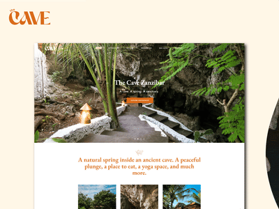 The Cave / Wordpress Website - Grafische Identiteit