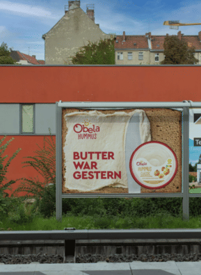 Butter War Gestern! - Billboard Campaign Germany - Werbung