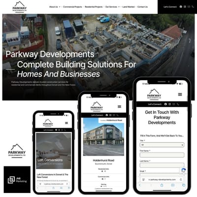 Parkway Developments Website - Website Creation