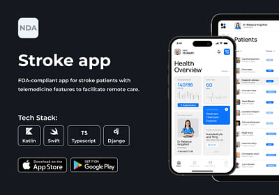 Stroke app - Web Application