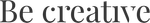 Be Creative logo