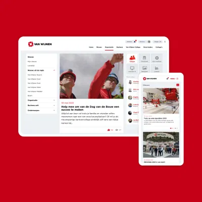 Van Wijnen Intranet - Website Creation