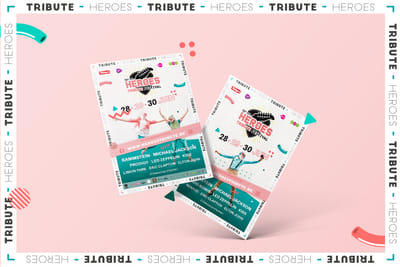 Heroes Tribute Festival - Publicité