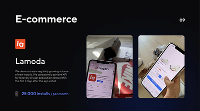 Lamoda mobile app perfomance marketing - E-commerce