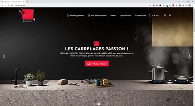 Création du site web pour Carimar - Webseitengestaltung