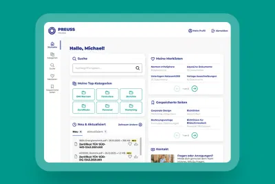 PREUSS Gruppe - Intranet - Estrategia digital