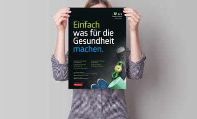 BFS Health Finance - Umsetzung Print und Digital - Onlinewerbung
